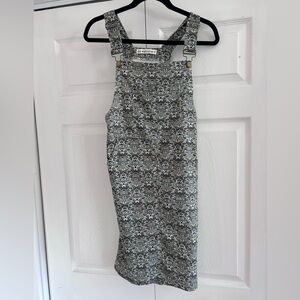 Bee Patterned Overall Dress